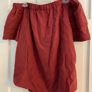 H&M Burnt Orange top